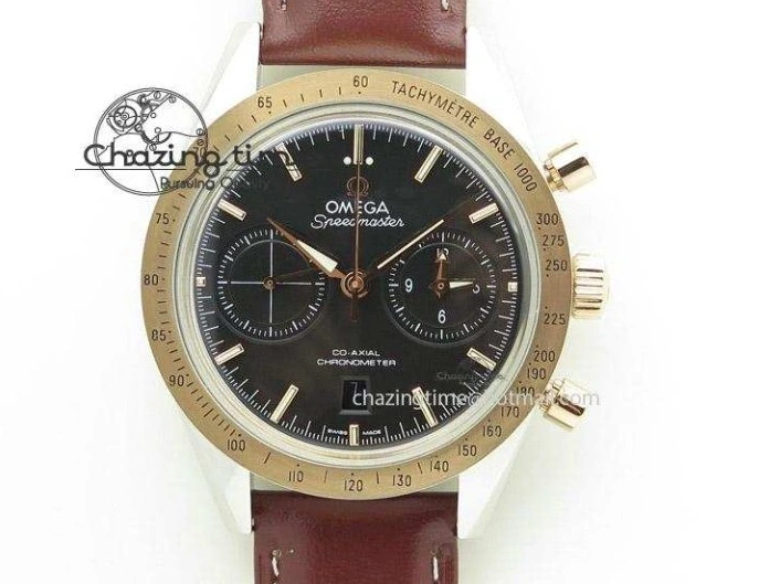 0513 GoodFit Seamaster Professional Chrono RG Blue Ceramic Blue Dial On Blue Gummy Strap A 8213